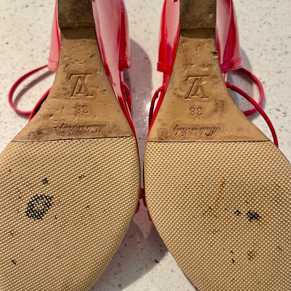 Lois Vuitton Shoes / Sandals / Pink / Gold / Size 38 / 8 - Picture 4 of 7